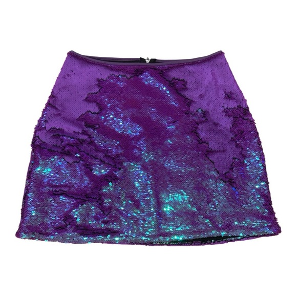 WILD FABLE Purple Sequin Skirt - Picture 1 of 3